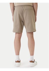TOMMY HILFIGER - Tommy Hilfiger Szorty sportowe Logo MW0MW43068 Beżowy Regular Fit. Kolor: beżowy. Materiał: bawełna. Styl: sportowy #4