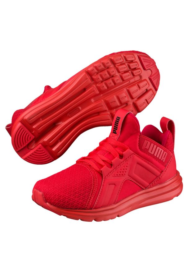 Puma Buty Enzo Ps 19136101. Kolor: czerwony. Sport: turystyka piesza