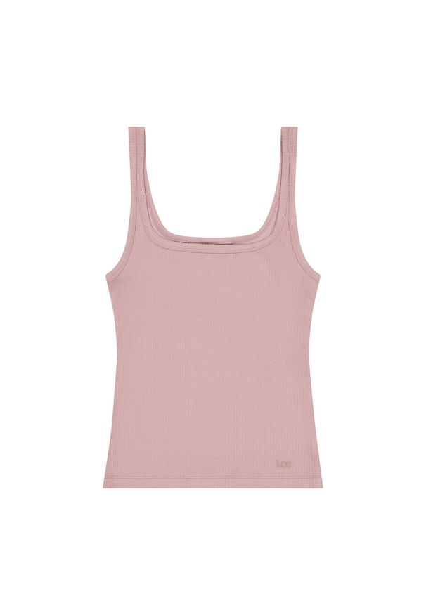 Lee - DAMSKA KOSZULKA LEE SQUARE TANK SOFT MAUVE 112363644