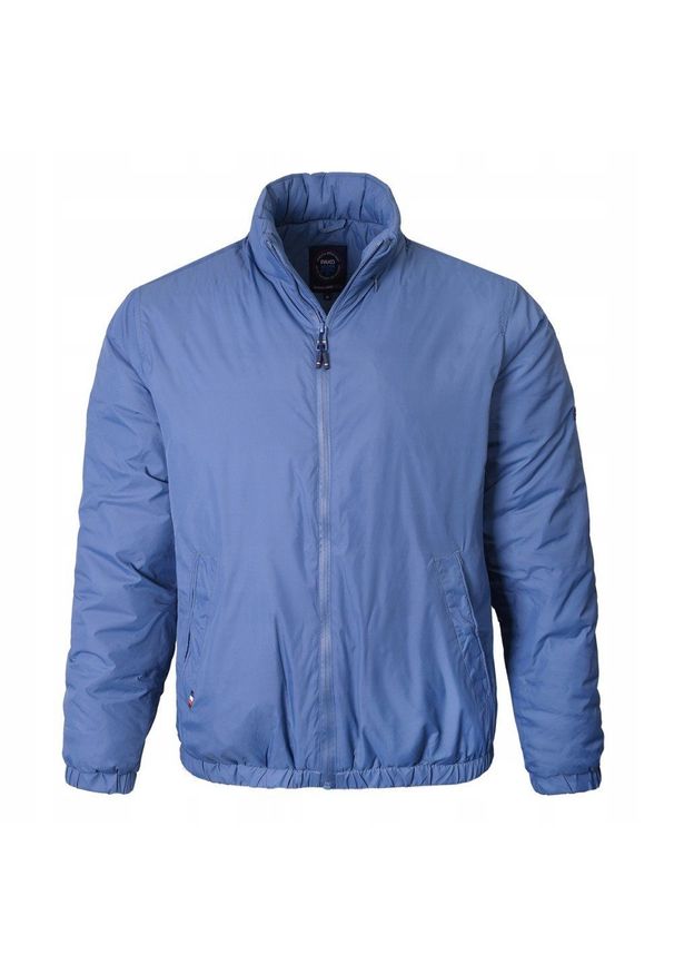 Jesienno-Zimowa Kurtka Męska - Wiatrówka - Pako Jeans - Niebieska. Kolor: niebieski. Materiał: tkanina, nylon. Sezon: zima, jesień