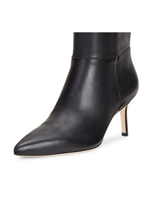 Lauren Ralph Lauren Kozaki 802942516001 Czarny. Kolor: czarny. Materiał: skóra