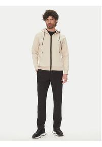 BOSS Bluza Saggy 50537204 Beżowy Regular Fit. Kolor: beżowy. Materiał: bawełna #5