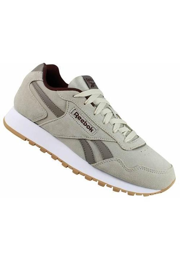 Buty do chodzenia męskie Reebok Glide. Kolor: beżowy. Materiał: skóra. Szerokość cholewki: normalna. Sport: turystyka piesza