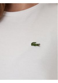 Lacoste Sukienka codzienna EF2883 Écru Oversize. Okazja: na co dzień. Kolor: kremowy. Materiał: bawełna. Typ sukienki: proste, oversize. Styl: casual #4