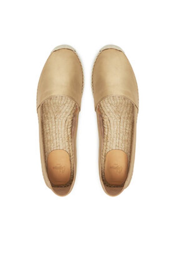 Castañer Espadryle Kenda/118 025708 Złoty. Kolor: złoty. Materiał: skóra