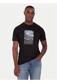 Armani Exchange T-Shirt XM001470 AF10362 UC001 Czarny Regular Fit. Kolor: czarny. Materiał: bawełna