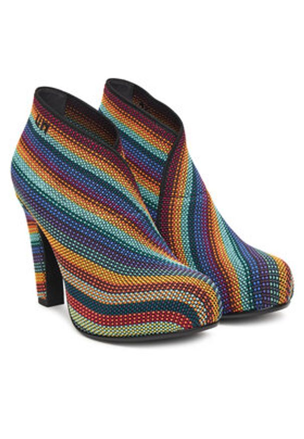 United Nude Botki Fold Hi II 1087092105 Kolorowy. Materiał: materiał. Wzór: kolorowy