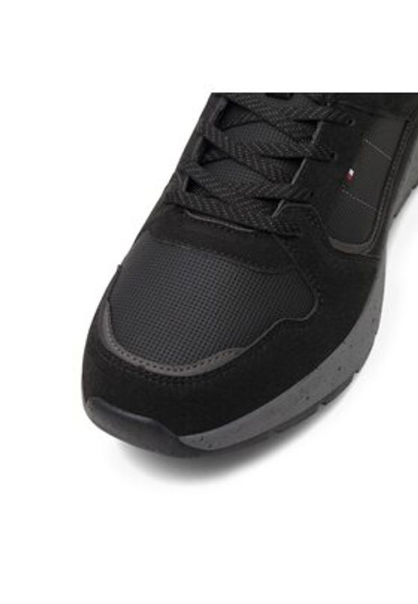 Lanetti Sneakersy MP07-01543-05B Czarny. Kolor: czarny. Materiał: syntetyk