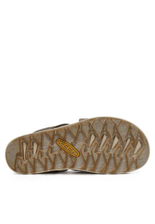 keen - Keen Klapki Elle Mixed 1027277 Brązowy. Kolor: brązowy. Materiał: materiał
