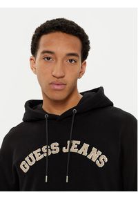 Guess Jeans Bluza M5RQ44 KCPR1 Czarny Regular Fit. Kolor: czarny. Materiał: bawełna #4
