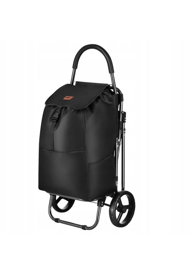 NILS EXTREME - Nils Extreme NC4303 WÓZEK NA ZAKUPY Z SIEDZISKIEM 40L CZARNY NILS. Kolor: czarny