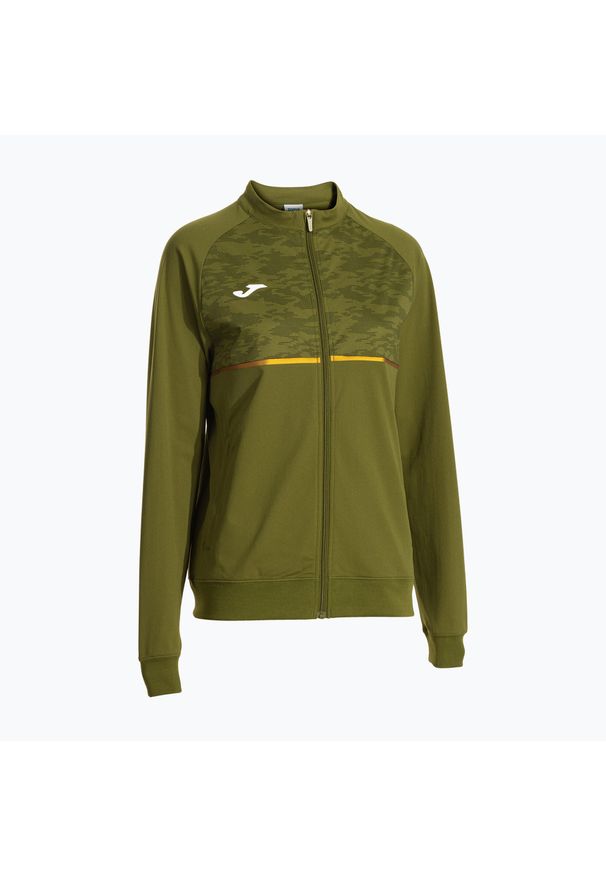 Bluza do biegania damska Joma Record III Full Zip. Kolor: zielony