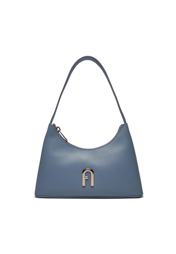 Furla Torebka Diamante Mini Shoulder B WB00863-AX0733-2495S-1007 Niebieski. Kolor: niebieski. Materiał: skórzane