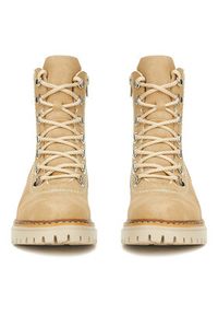 Rieker Trzewiki 72643-60 Beżowy. Kolor: beżowy. Materiał: materiał, syntetyk #3