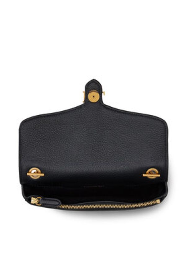 Lauren Ralph Lauren - LAUREN RALPH LAUREN Torebka 432977374001 Czarny. Kolor: czarny. Materiał: skórzane