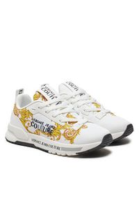 Versace Jeans Couture Sneakersy 76VA3SAA Czarny. Kolor: czarny. Materiał: skóra