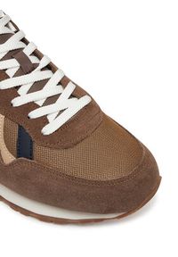 Pepe Jeans Sneakersy Brit Colors M PMS400004 Brązowy. Kolor: brązowy. Materiał: materiał #3