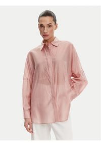 ACCESS FASHION Koszula 53-7068-104 Różowy Loose Fit. Kolor: różowy. Materiał: lyocell