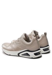 skechers - Skechers Sneakersy Tres-Air Uno-Revolution-Airy 183070/NAT Beżowy. Kolor: beżowy. Materiał: materiał #3