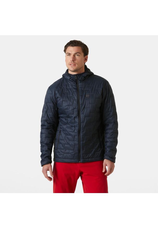 Wodoodporna kurtka z izolowanym kapturem Helly Hansen Lifaloft. Kolor: niebieski. Sport: narciarstwo