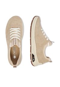 Rieker Sneakersy 44562-62 Beżowy. Kolor: beżowy. Materiał: materiał #4
