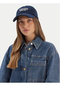 Tommy Jeans Czapka z daszkiem Script AW0AW17908 Granatowy. Kolor: niebieski. Materiał: poliester #4