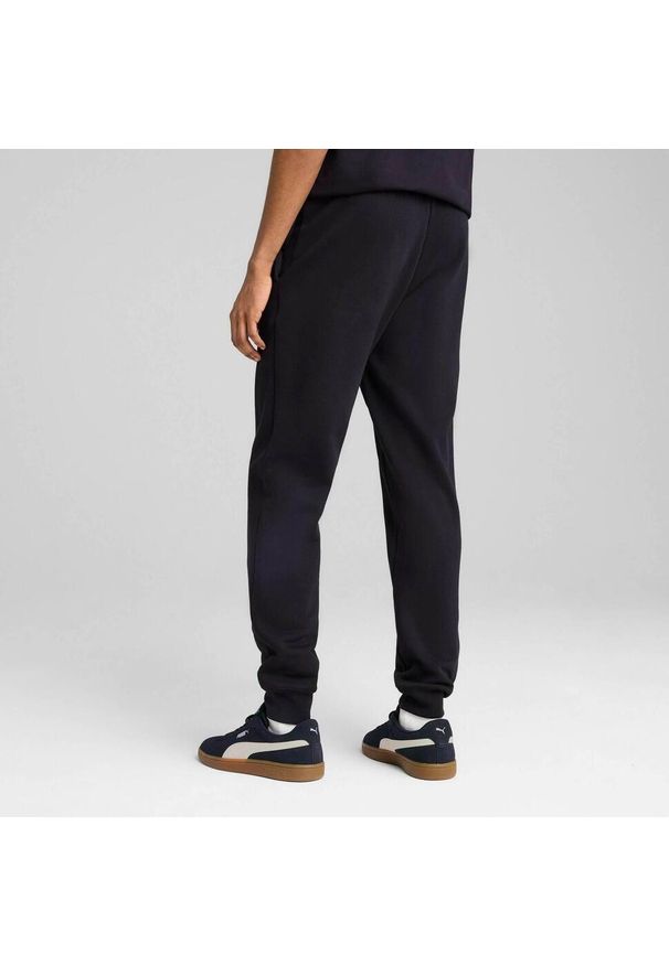 Spodnie męskie Puma Ess Sweatpants Fl Cl. Kolor: niebieski. Materiał: bawełna, materiał. Sport: fitness