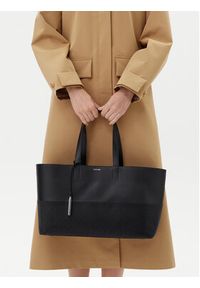 Calvin Klein Torebka Ck Mixmedia Shopper_Mono K60K613166 Czarny. Kolor: czarny. Materiał: skórzane #5