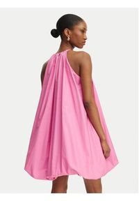 Rinascimento Sukienka koktajlowa CFC0124139003 Różowy Regular Fit. Kolor: różowy. Materiał: bawełna. Styl: wizytowy #3