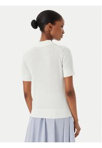 TOMMY HILFIGER - Tommy Hilfiger Sweter WW0WW49362 Biały Slim Fit. Kolor: biały. Materiał: bawełna #2