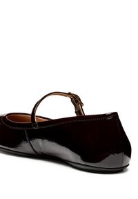 Geox Baleriny D Palmaria D56MUA 00067 C7011 Bordowy. Kolor: czerwony. Materiał: lakier, skóra #5