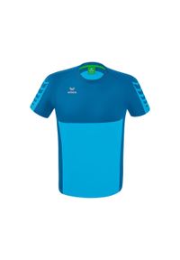 ERIMA - Jersey Erima Six Wings. Kolor: zielony, niebieski, wielokolorowy. Materiał: jersey. Sport: tenis