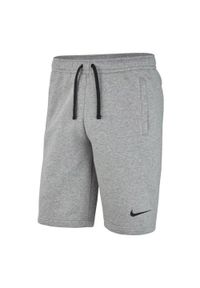 Nike - Spodenki Dziecięce Park 20 Fleece Shorts. Kolor: szary. Styl: sportowy. Sport: turystyka piesza #1
