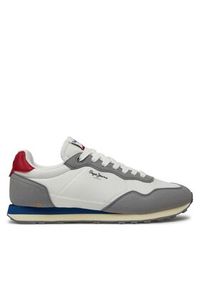 Pepe Jeans Sneakersy Natch Basic M PMS40010 Biały. Kolor: biały