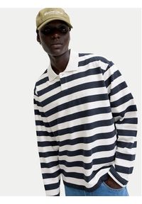 Jack & Jones Polo Bleecker 12285805 Granatowy Loose Fit. Typ kołnierza: polo. Kolor: niebieski. Materiał: bawełna #5