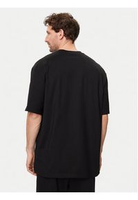 Karl Lagerfeld - KARL LAGERFELD T-Shirt 755099 542270 Czarny Regular Fit. Typ kołnierza: dekolt w karo. Kolor: czarny. Materiał: bawełna #5