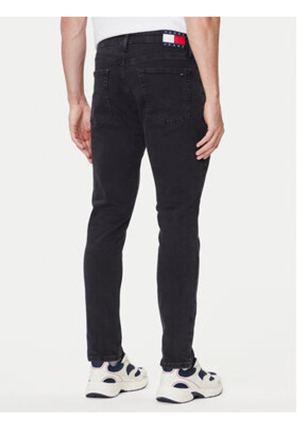 Tommy Jeans Jeansy Austin DM0DM21232 Czarny Slim Fit. Kolor: czarny