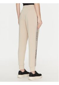 Guess Spodnie dresowe W5RB00 KBYE2 Écru Regular Fit. Materiał: syntetyk #5