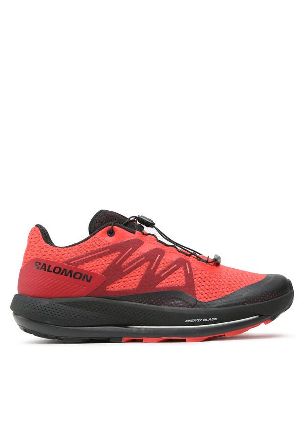 salomon - Buty do biegania Salomon. Kolor: czerwony
