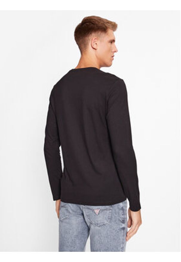 Guess Longsleeve M3BI14 I3Z14 Czarny Regular Fit. Kolor: czarny. Materiał: bawełna. Długość rękawa: długi rękaw