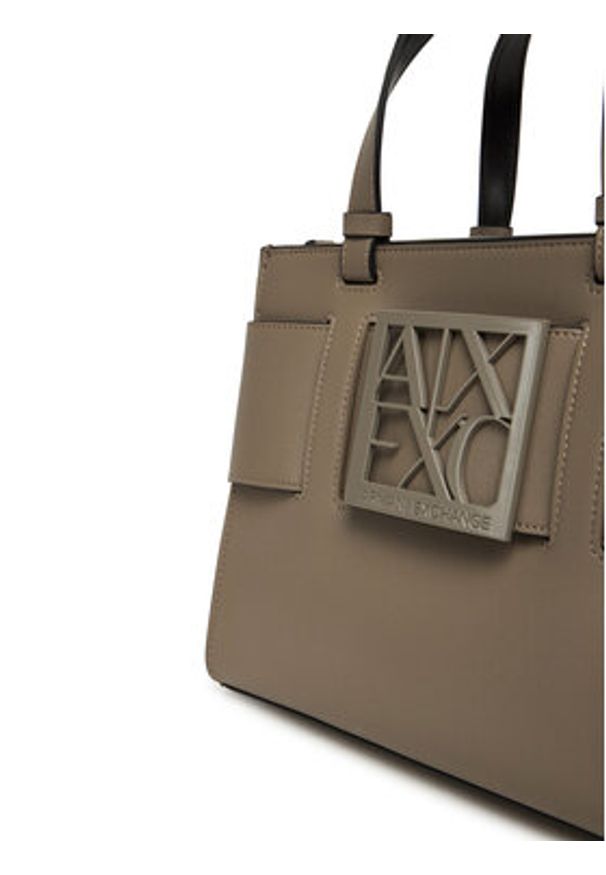 Armani Exchange Torebka 942690 0A874 U6242 Brązowy. Kolor: brązowy. Materiał: skórzane