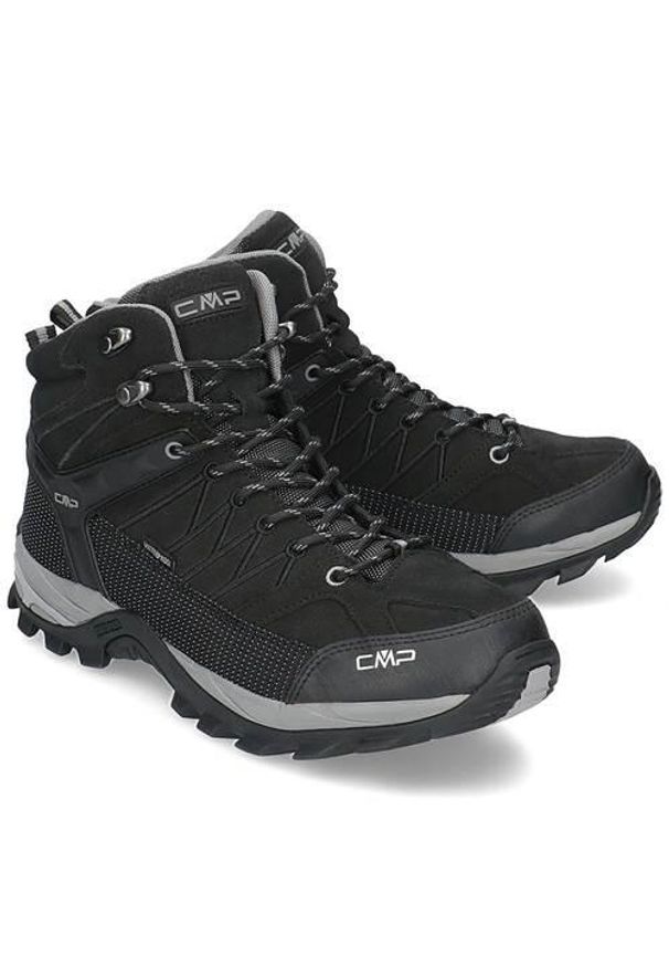 Buty trekkingowe męskie, CMP Rigel Mid. Kolor: wielokolorowy, czarny, niebieski. Materiał: tkanina, materiał, skóra, syntetyk