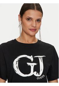 Guess T-Shirt Sara V4YI01 K8FQ4 Czarny Regular Fit. Kolor: czarny. Materiał: bawełna #3