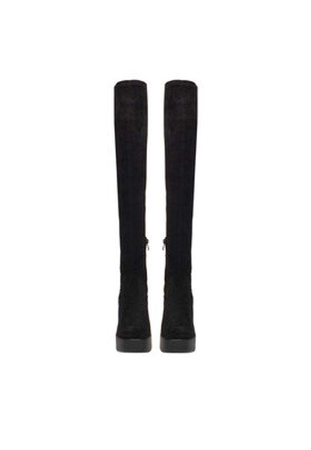 DeeZee Kozaki 22066-1 Czarny. Kolor: czarny. Materiał: materiał