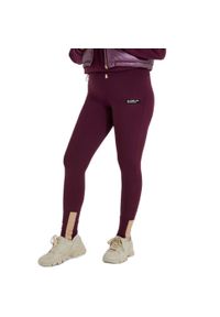 Legginsy sportowe damskie Ellesse Natura. Kolor: fioletowy. Materiał: elastan, poliester