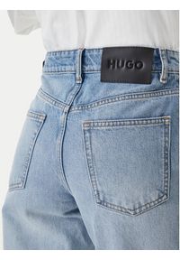 Hugo - HUGO Jeansy Garlene 50556975 Błękitny Mom Fit. Kolor: niebieski #3