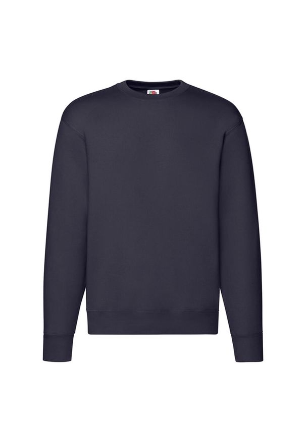 FRUIT OF THE LOOM - Męska Bluza Rozpinana Premium. Kolor: niebieski