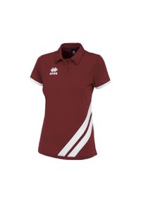 ERREA - Damska koszulka polo Errea Jana. Typ kołnierza: polo. Kolor: wielokolorowy, biały, czerwony. Wzór: nadruk. Sport: piłka nożna #1