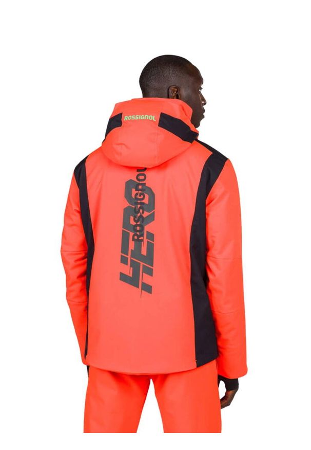Kurtka Narciarska Rossignol męska Hero Velika JKT pomarańczowa. Kolor: pomarańczowy. Sezon: zima. Styl: wakacyjny