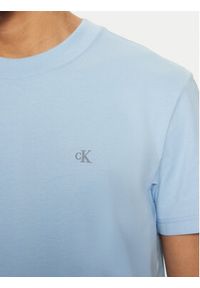 Calvin Klein Jeans T-Shirt J30J326683 Błękitny Regular Fit. Kolor: niebieski. Materiał: bawełna #5